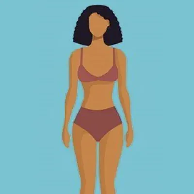 Athletic body type icon